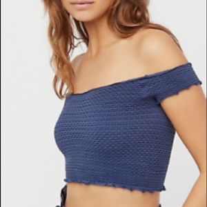 SOLD‼️ FP Smocked Crop Top